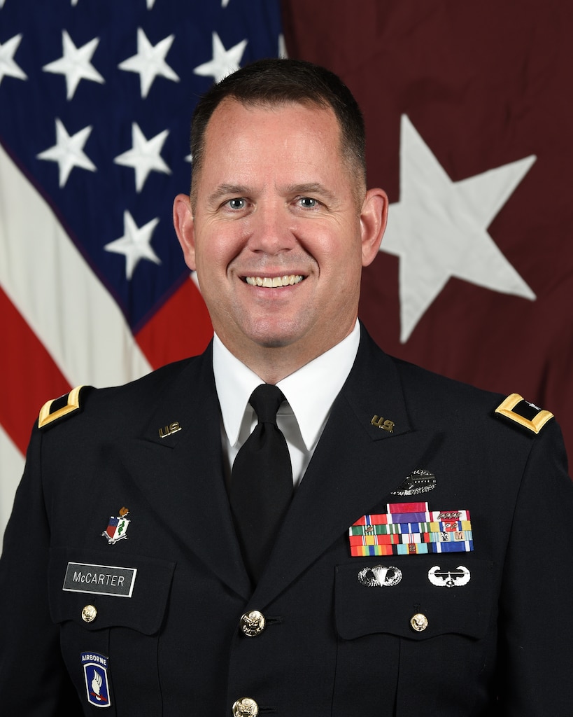 BG McCarter official portrait