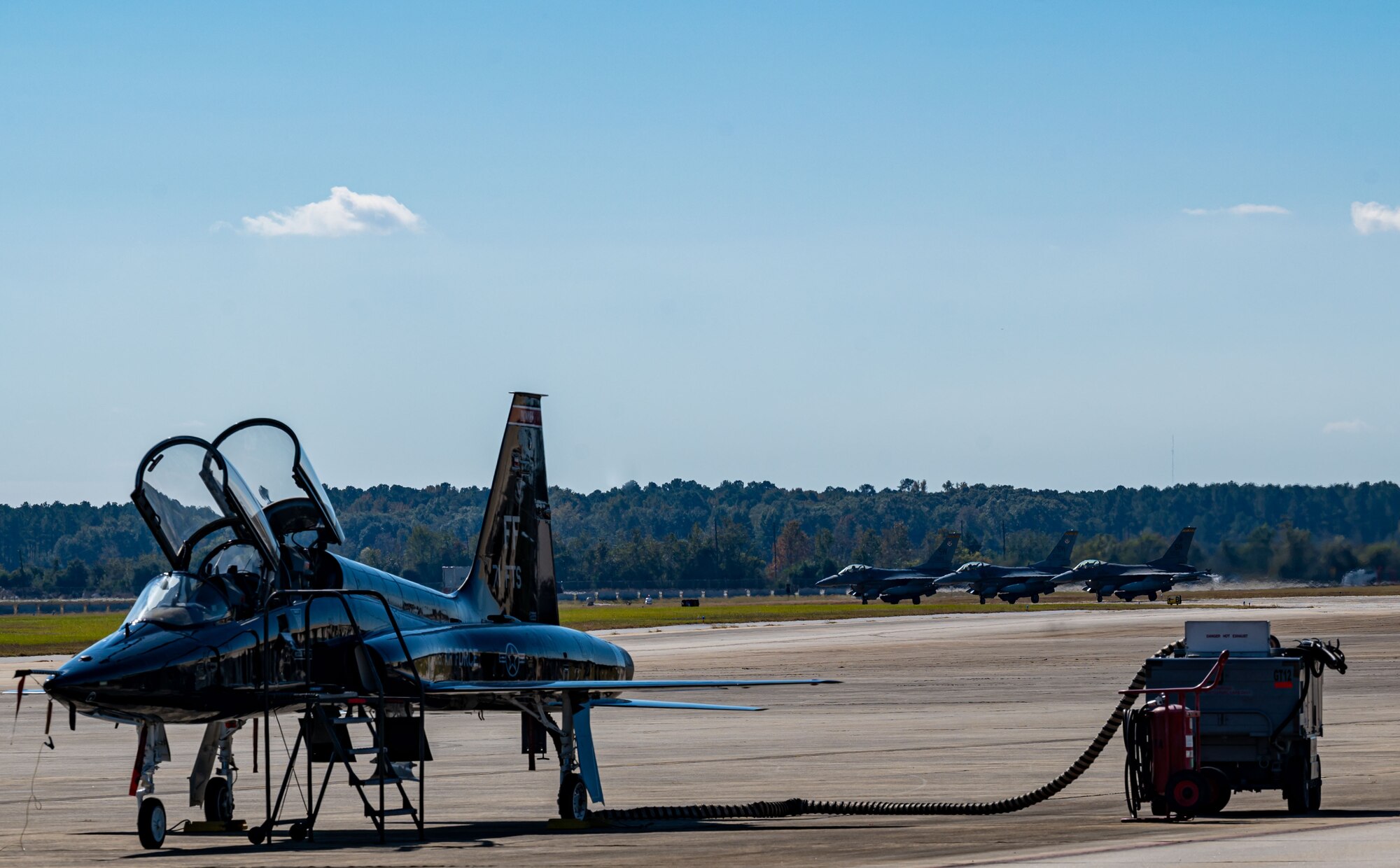 Photo of an aircraft.
