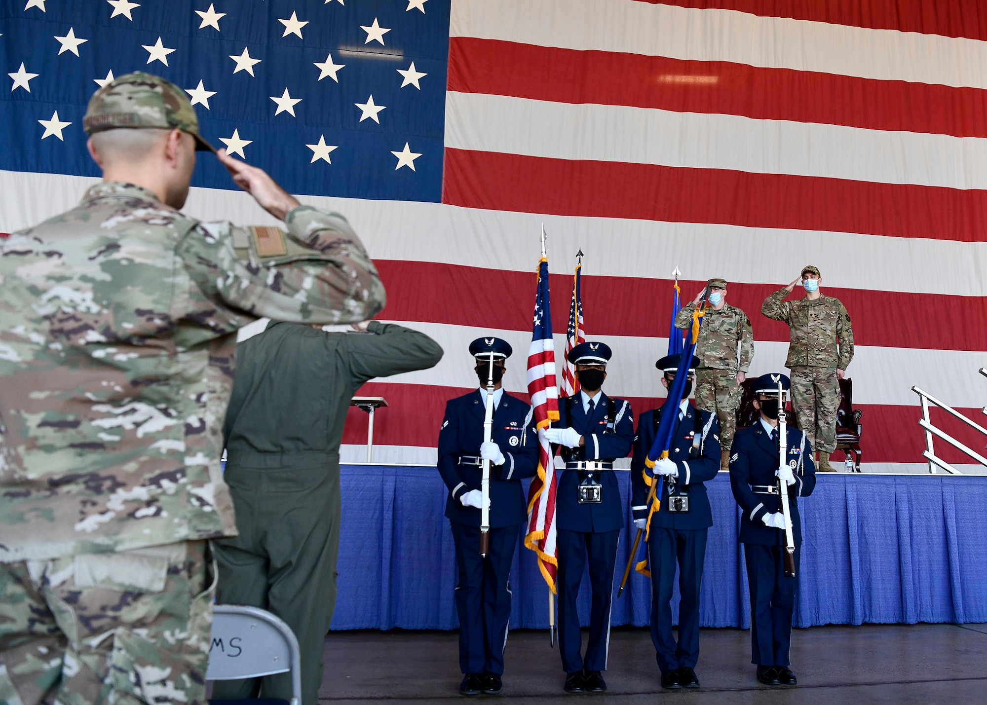 The 944th Civil Engineer Squadron held an assumption of command ceremony to welcome Reserve Citizen Airman Maj. Corey Lohmiller, as their new squadron commander at Luke Air Force Base, Arizona, November 6, 2021.