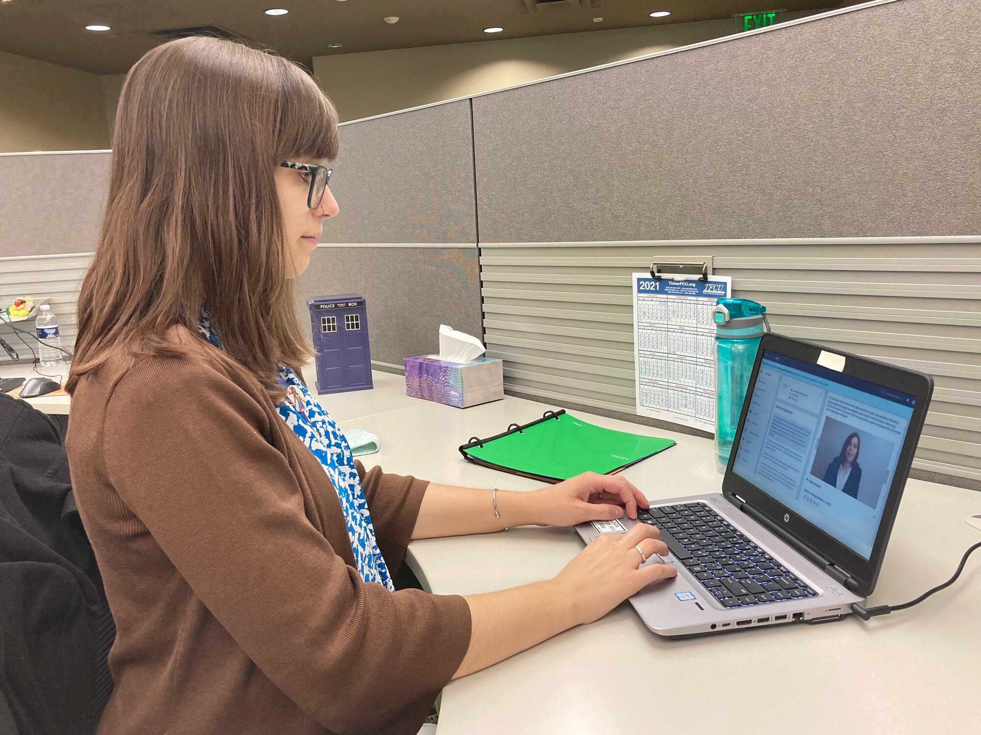 person at computer