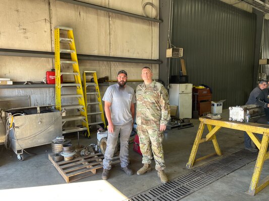 Commander visits Marietta Repair Station