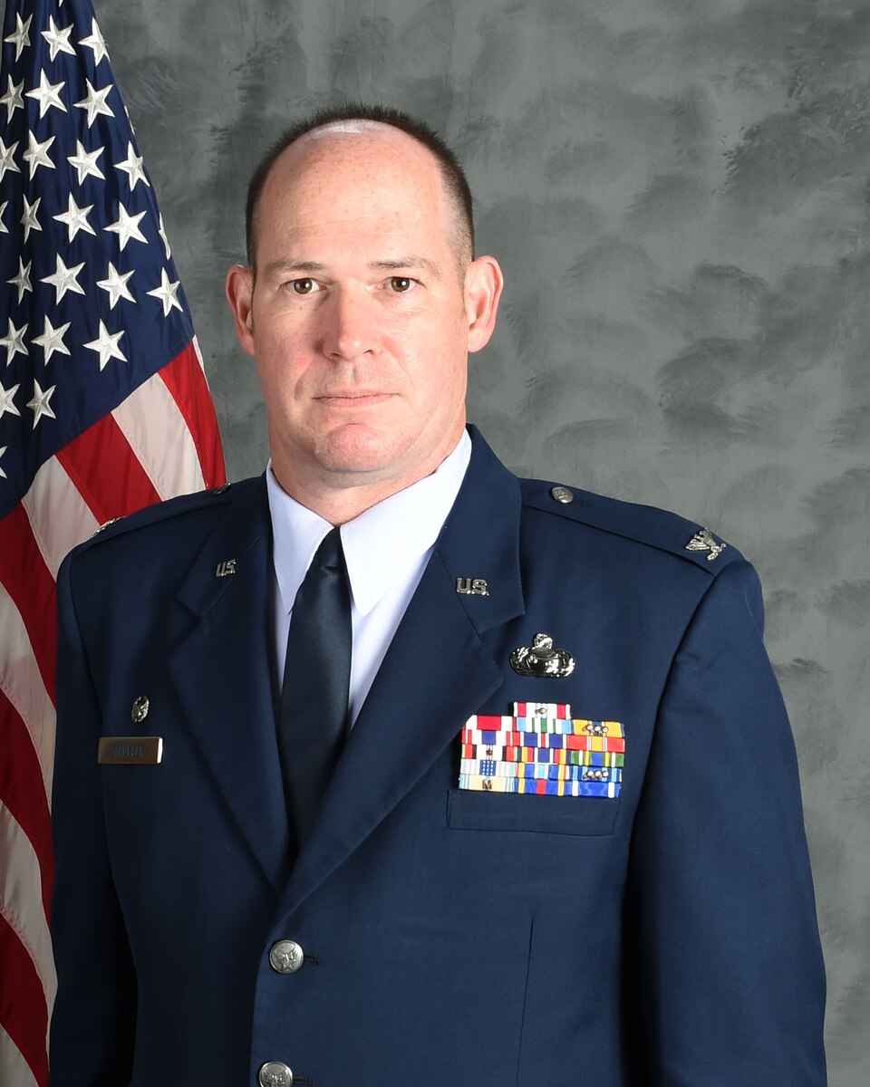Col. Thomas Stauffer commands the 132d Intelligence Surveillance Reconnaissance Group.