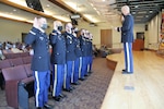 Soldiers of Warrant Officer Candidate School Class 21-001 graduate from the WOC course at 168th Regional Training Institute, Fort Carson, Colorado, Sept. 26, 2021. The class consisted of WOC graduates from the Colorado Army National Guard, Wyoming Army National Guard as well as the U.S. Army Reserve. (U.S. Army National Guard photo by Sgt. 1st Class Aleah M. Castrejon, 168th Regional Training Institute, Colorado Army National Guard)