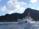 The Coast Guard Cutter William Hart participates in the Pacific Islands Forum Fisheries Agency’s (FFA) Operation Kurukuru off American Samoa, Oct. 29, 2021. 

Operation Kurukuru is an annual coordinated maritime surveillance operation with the goal of combating illegal, unreported, and unregulated (IUU) fishing. (U.S. Coast Guard photo courtesy of the Coast Guard Cutter William Hart/Released)