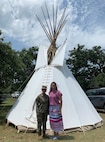 Air Force representatives at Indian Hills PowWoW