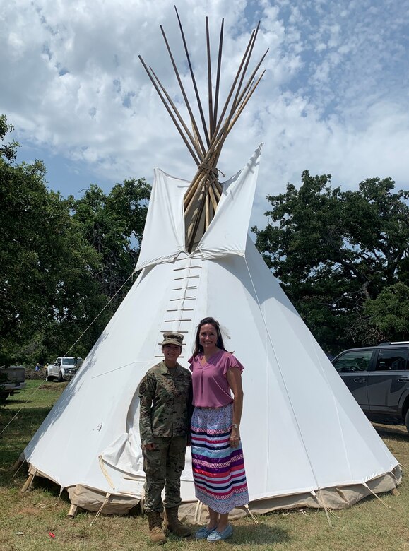 Air Force representatives at Indian Hills PowWoW