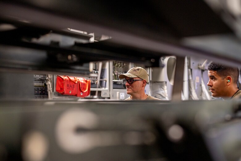Airmen from the 332nd ELRS offloaded cargo for the 26th Expeditionary Rescue Squadron in support of the 332nd Air Expeditionary Wing’s mission.