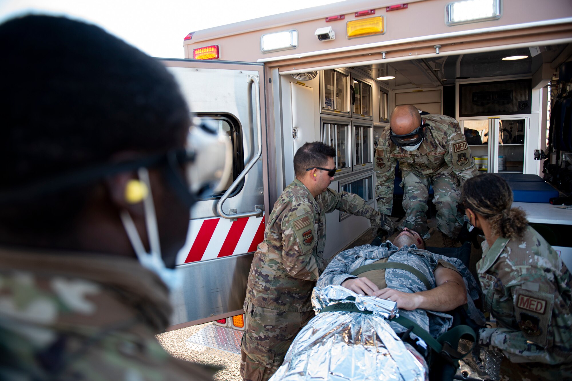 The 386th EDMG holds mass casualty exercise