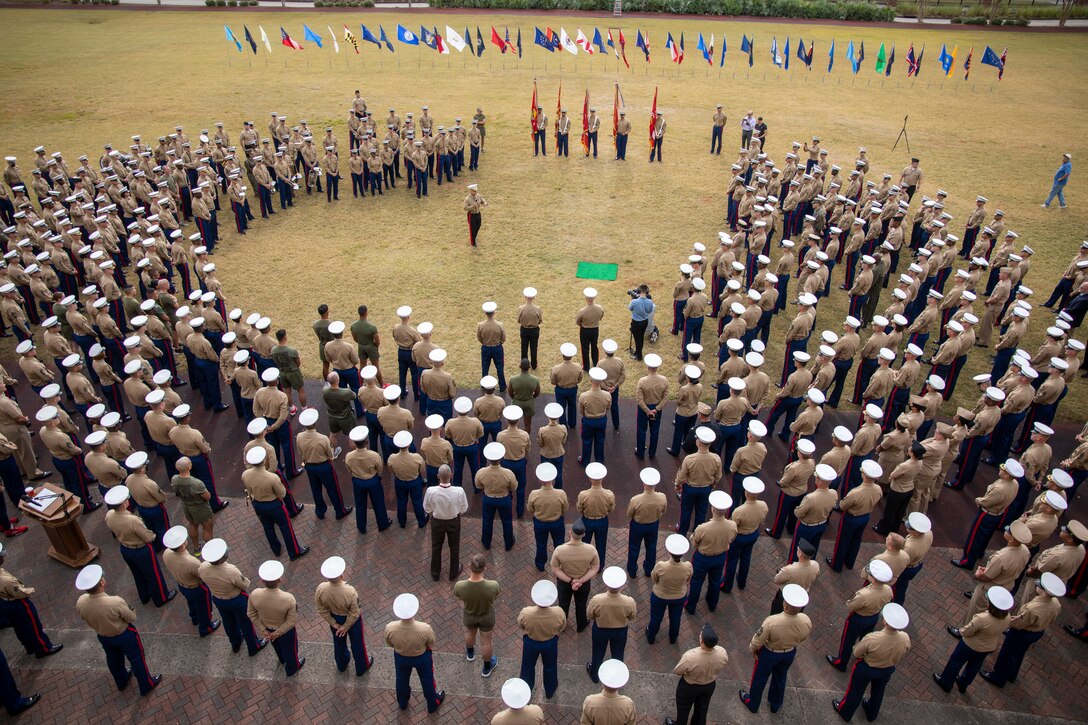246th Marine Corps Birthday Ceremony at MARFORRES