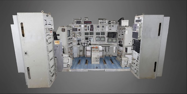 A screenshot of the NR-1 control room model, digitized and derived by The Arc/k Project.