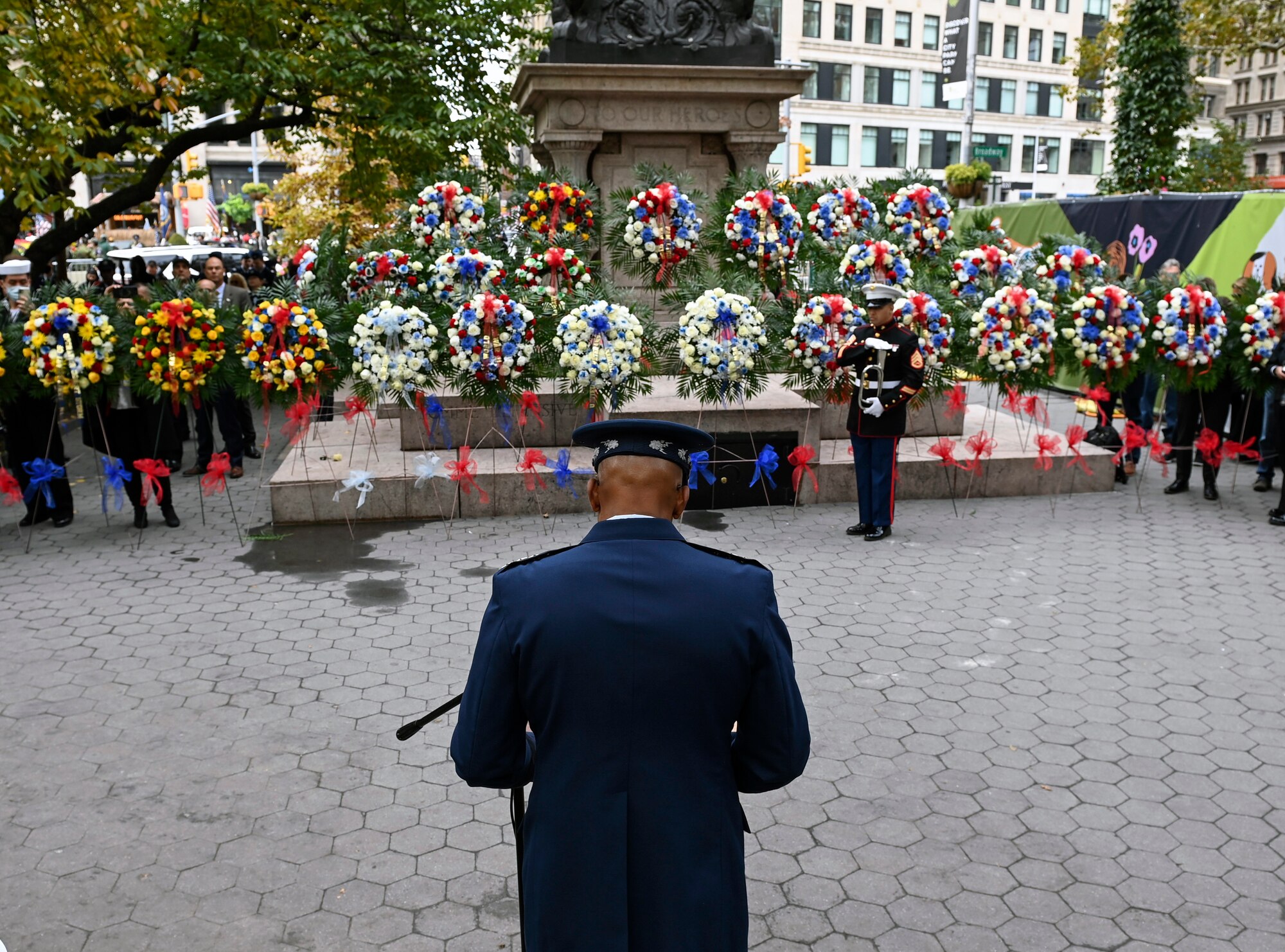 CSAF speaks at NYC Veterans Day wreath-laying ceremony.