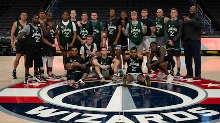 Washington Wizards host Joint Base Anacostia-Bolling Airmen, Sailors for basketball rivalry game