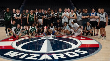 Washington Wizards host Joint Base Anacostia-Bolling Airmen, Sailors for basketball rivalry game