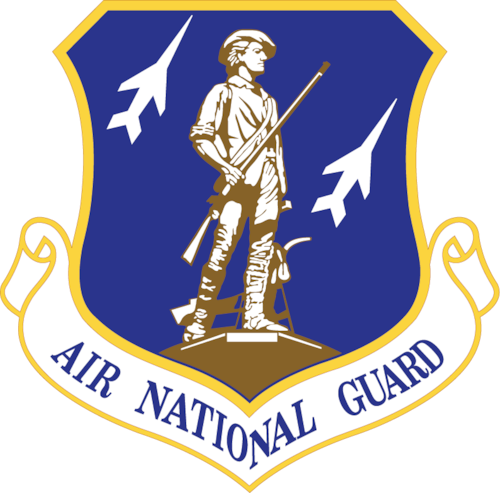 Graphic shows emblem of Air National Guard