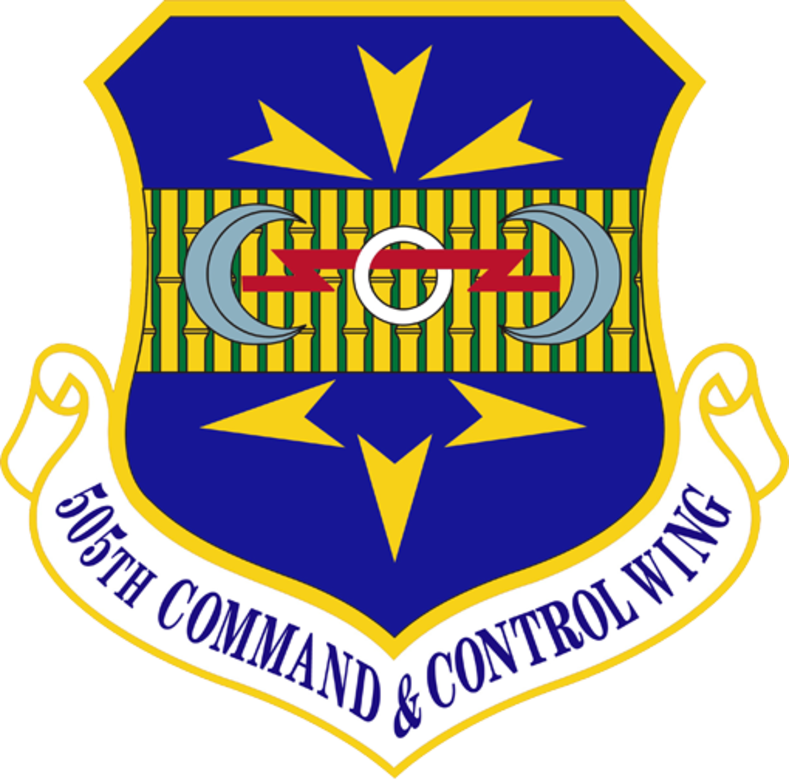 graphic of 505th Command and Control Wing emblem