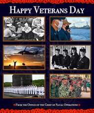 WASHINGTON (Nov. 10, 2021) - Chief of Naval Operations (CNO) Adm. Mike Gilday delivers a message for Veterans Day 2021. (U.S. Navy video by Chief Mass Communication Specialist Nick Brown/Released)