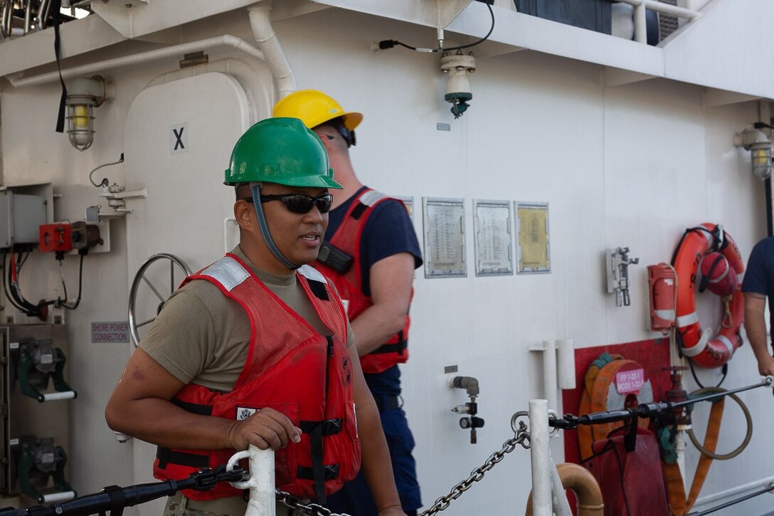 Army Major Sails Polynesia with the U.S. Coast Guard