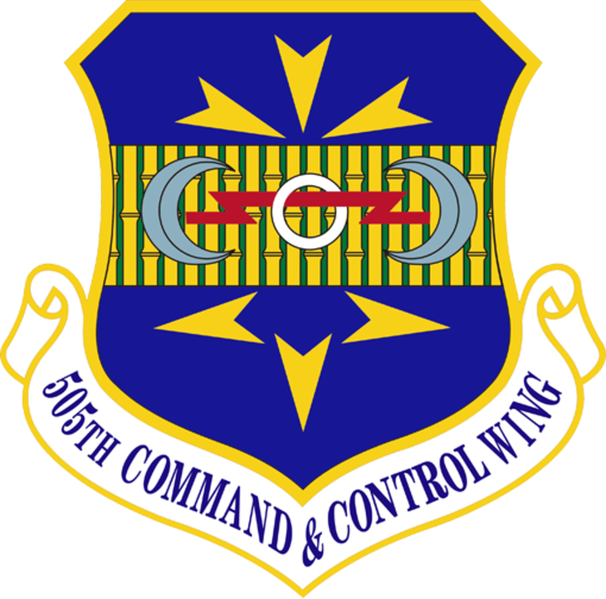 graphic of 505th Command and Control Wing emblem