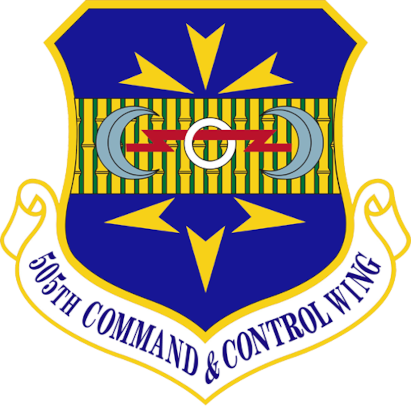 graphic of 505th Command and Control Wing emblem