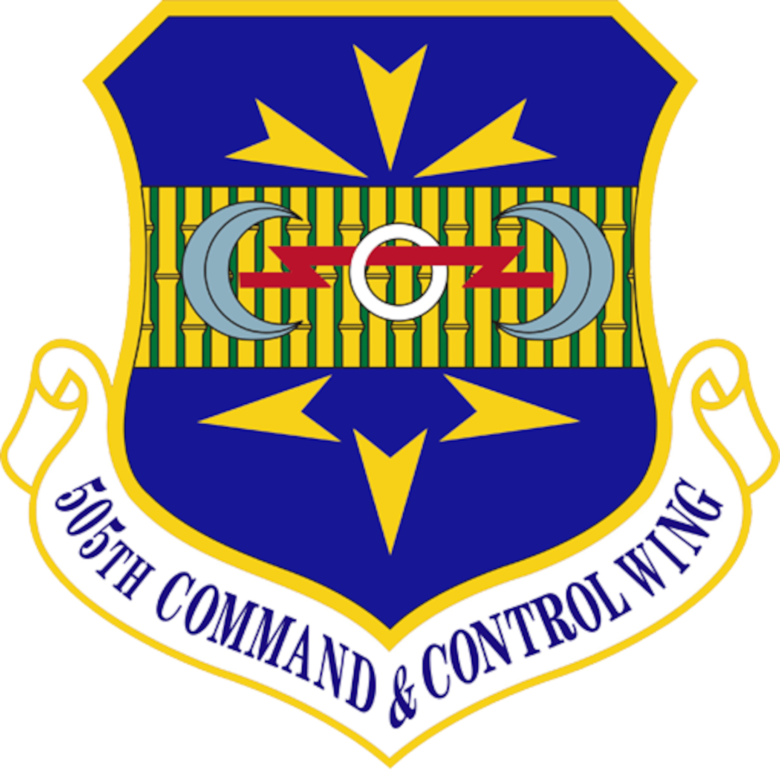 graphic of 505th Command and Control Wing emblem