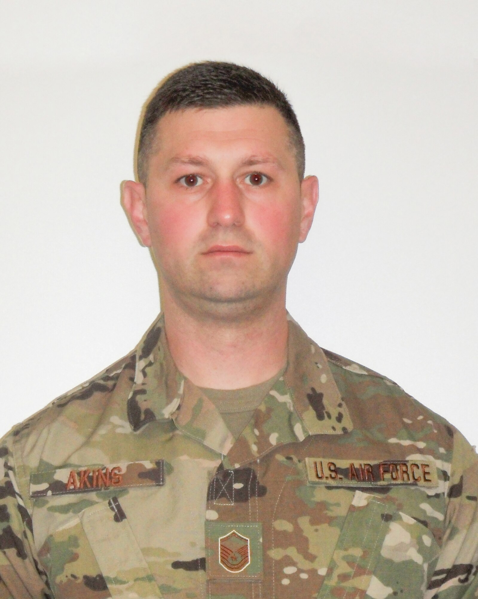 Master Sgt. Nicholas D. Akins, 87th Aerial Port Squadron passenger service supervisor, is the 445th AW Senior NCO of the Quarter.