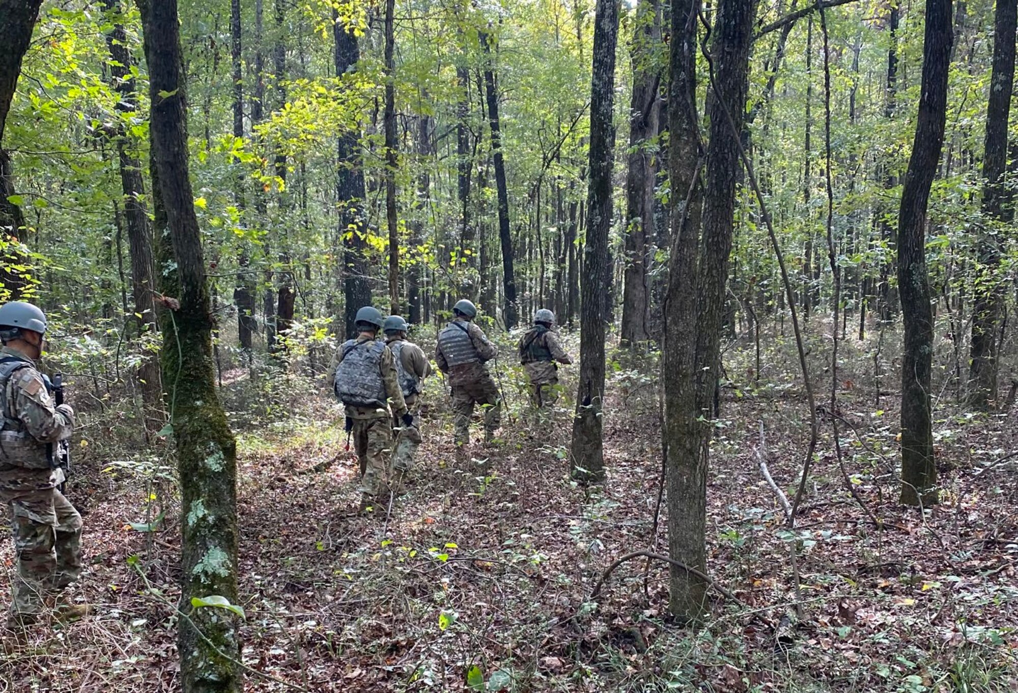 Airmen conduct land navigation