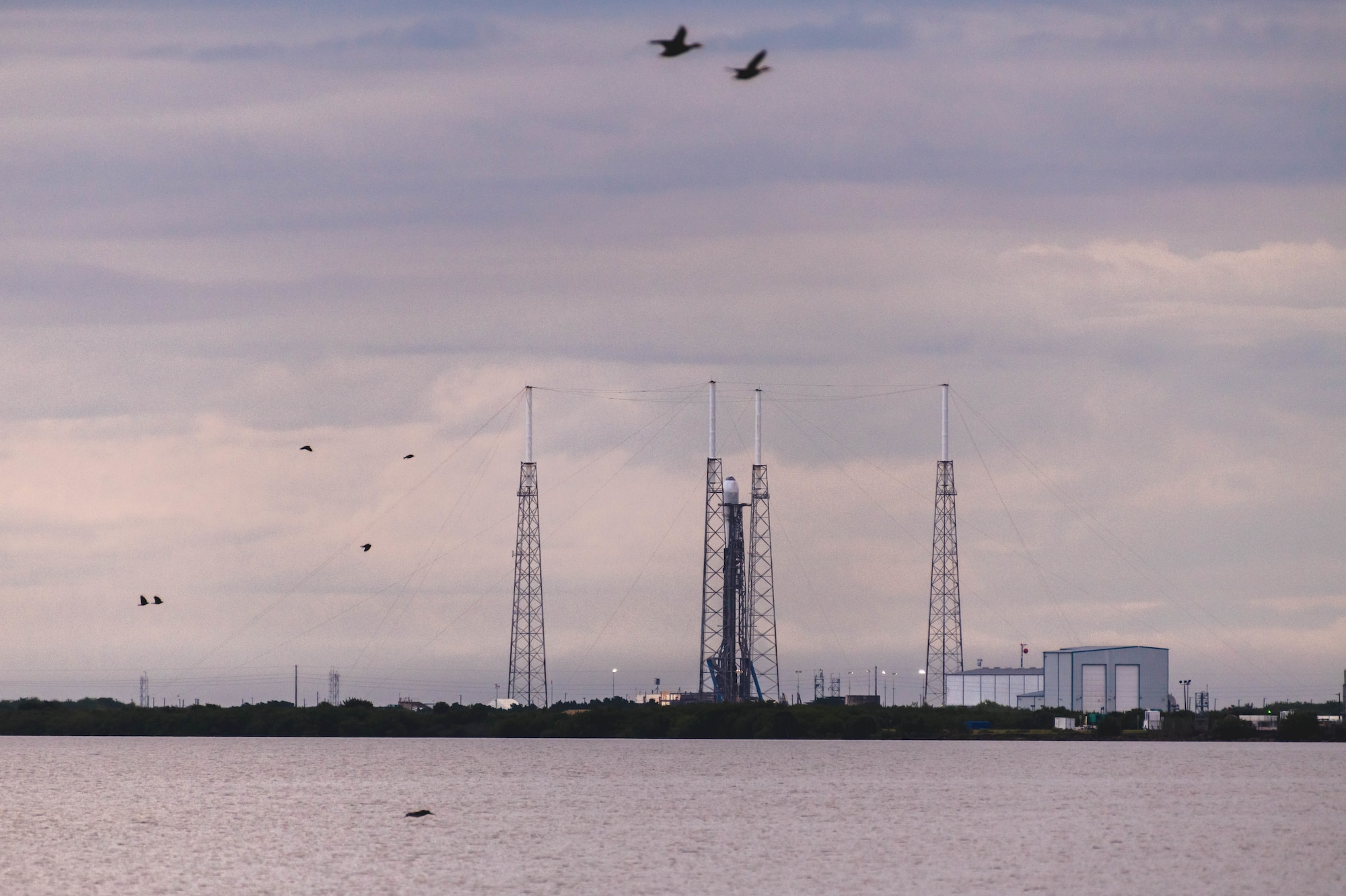 A SpaceX Falcon 9 rocket launches from Space Launch Complex 40 at Cape Canaveral Space Force Station, Fla., Nov. 13, 2021. The rocket carried 53 Starlink satellites into orbit. (U.S. Space Force photo by Joshua Conti)