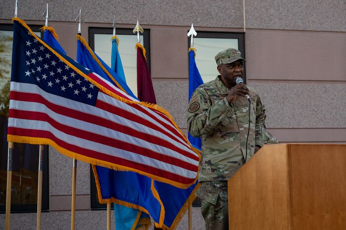 Person giving speech