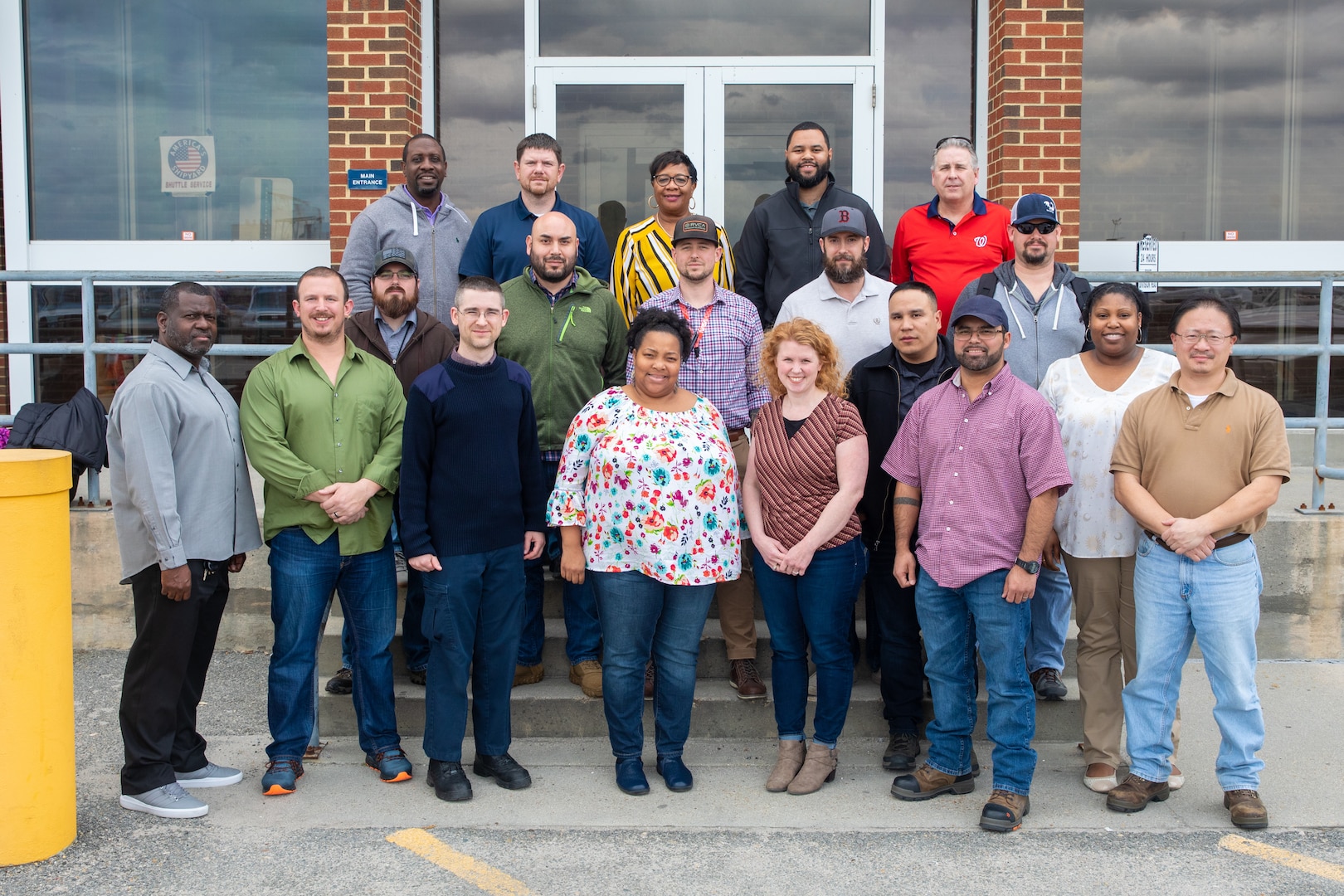 Norfolk Naval Shipyard employees who recently graduated from the First Line Supervisors class.