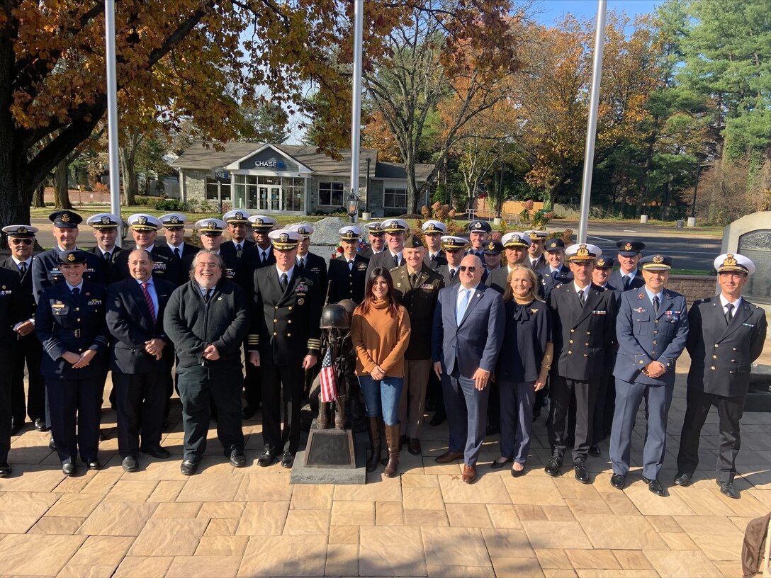 War memorial named for U.S. Marine on Veterans Day