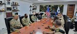 A U.S. Army South delegation traveled to Panama City, Panama, to conduct a key leader engagement with the National Border Service, or SENAFRONT Panama, commander and meet with United States Embassy representatives Nov. 8, 2021 to strengthen the Panamanian bilateral relationship and assess partnership sites.