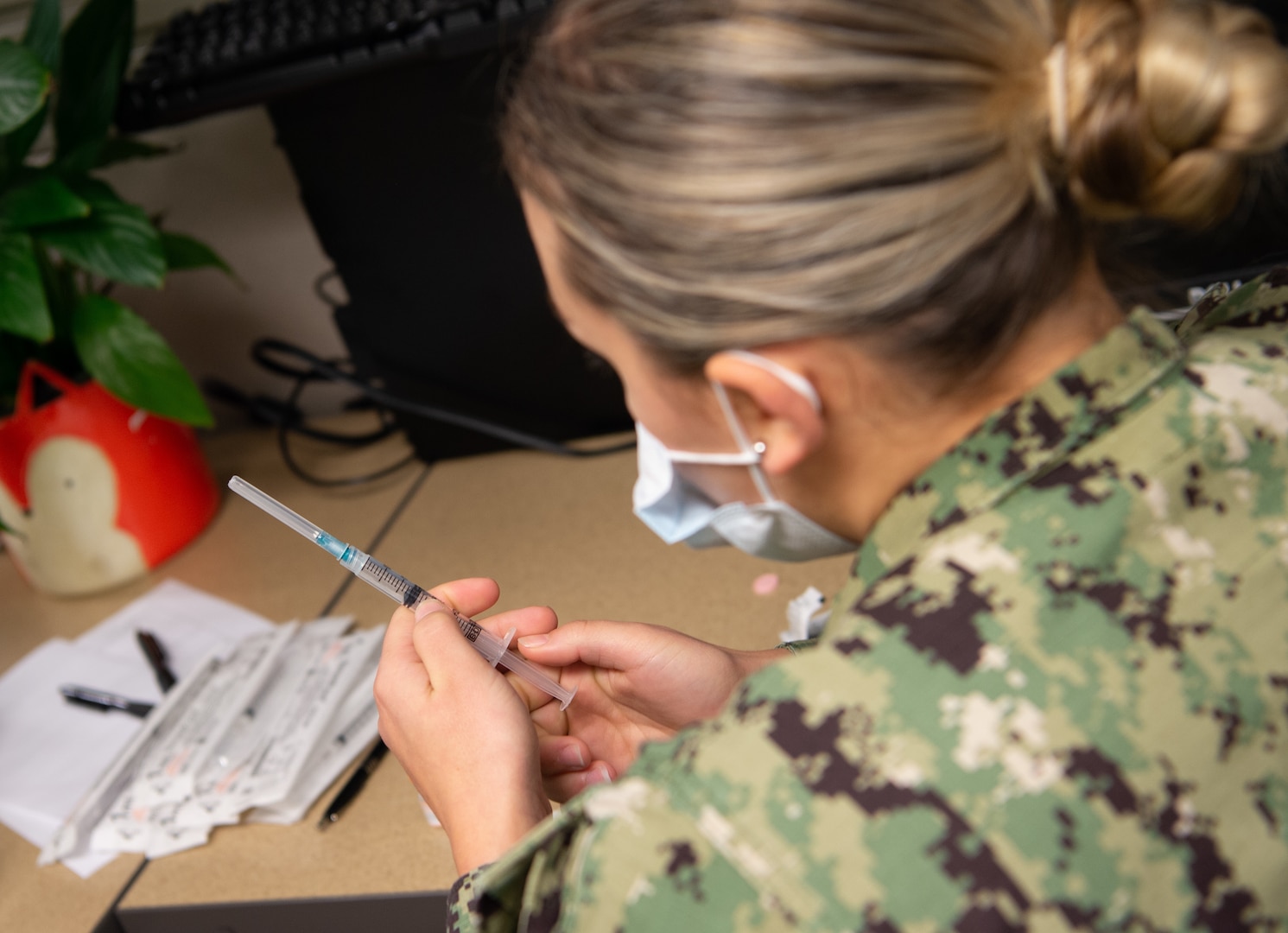 Following approval from the Centers for Disease Prevention and Control (CDC), Naval Medical Center Portsmouth (NMCP) began providing the COVID-19 pediatric vaccination to children between the ages of five and eleven, Nov. 8.