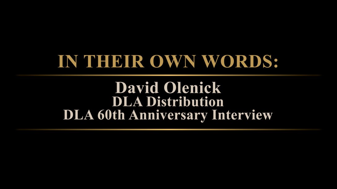 In Their Own Words David Olenick, DLA Distribution