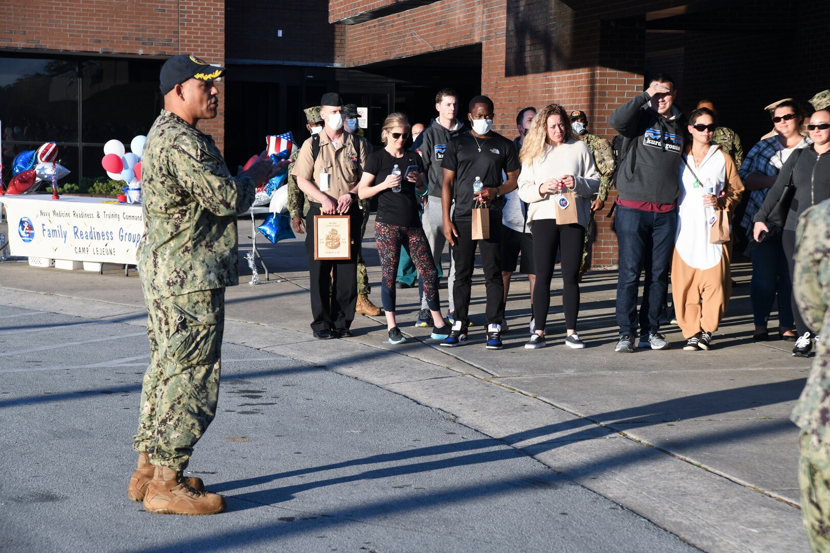 Naval Medical Center welcomed home personnel deployed with Expeditionary Medical Unit (EMU-10) on Wednesday, November 10, 2021.  EMU-10 was deployed in support of Operation Inherent Resolve.