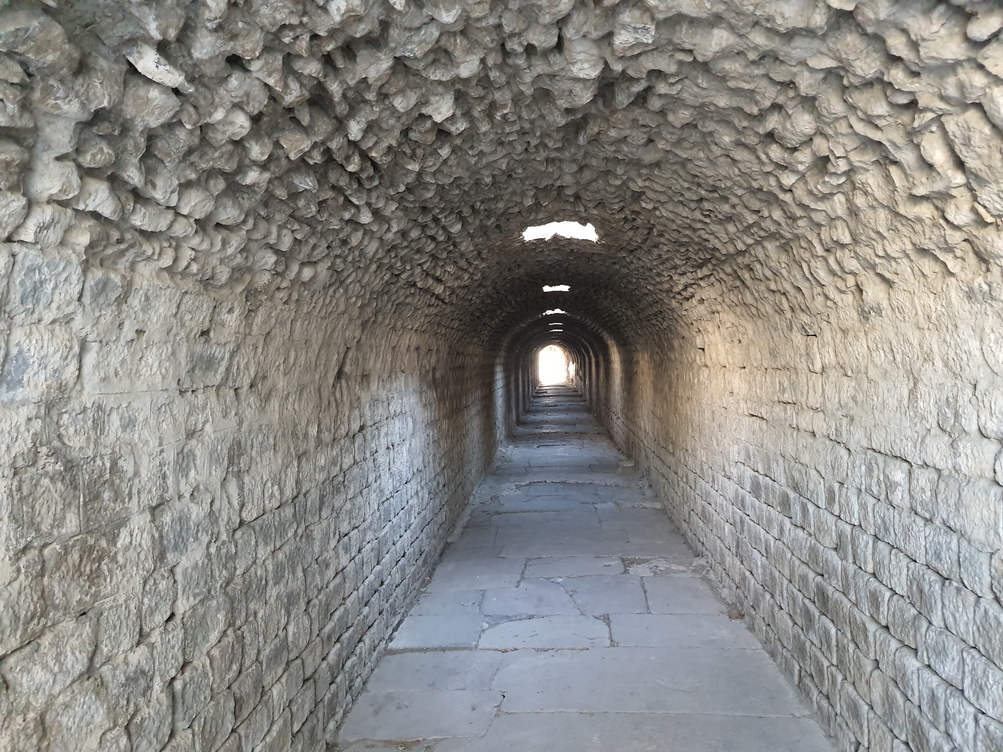Kryptoporticus, the undergound passage that leads to the Treatment Building