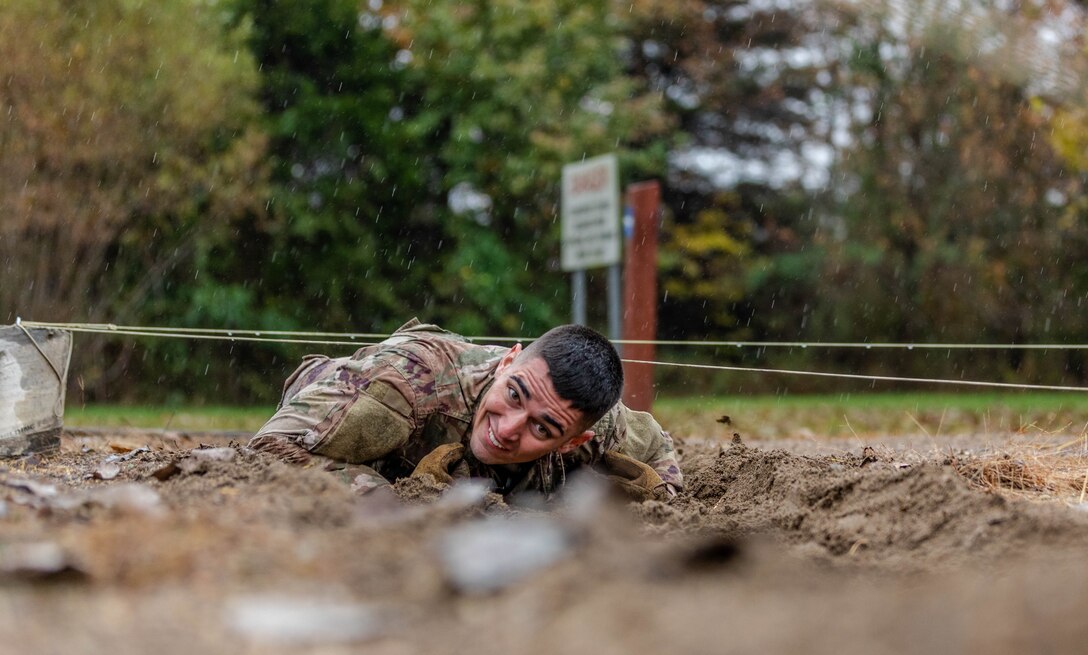 The course tests Soldiers on their fitness skills and their capability to maneuver through challenging obstacles.