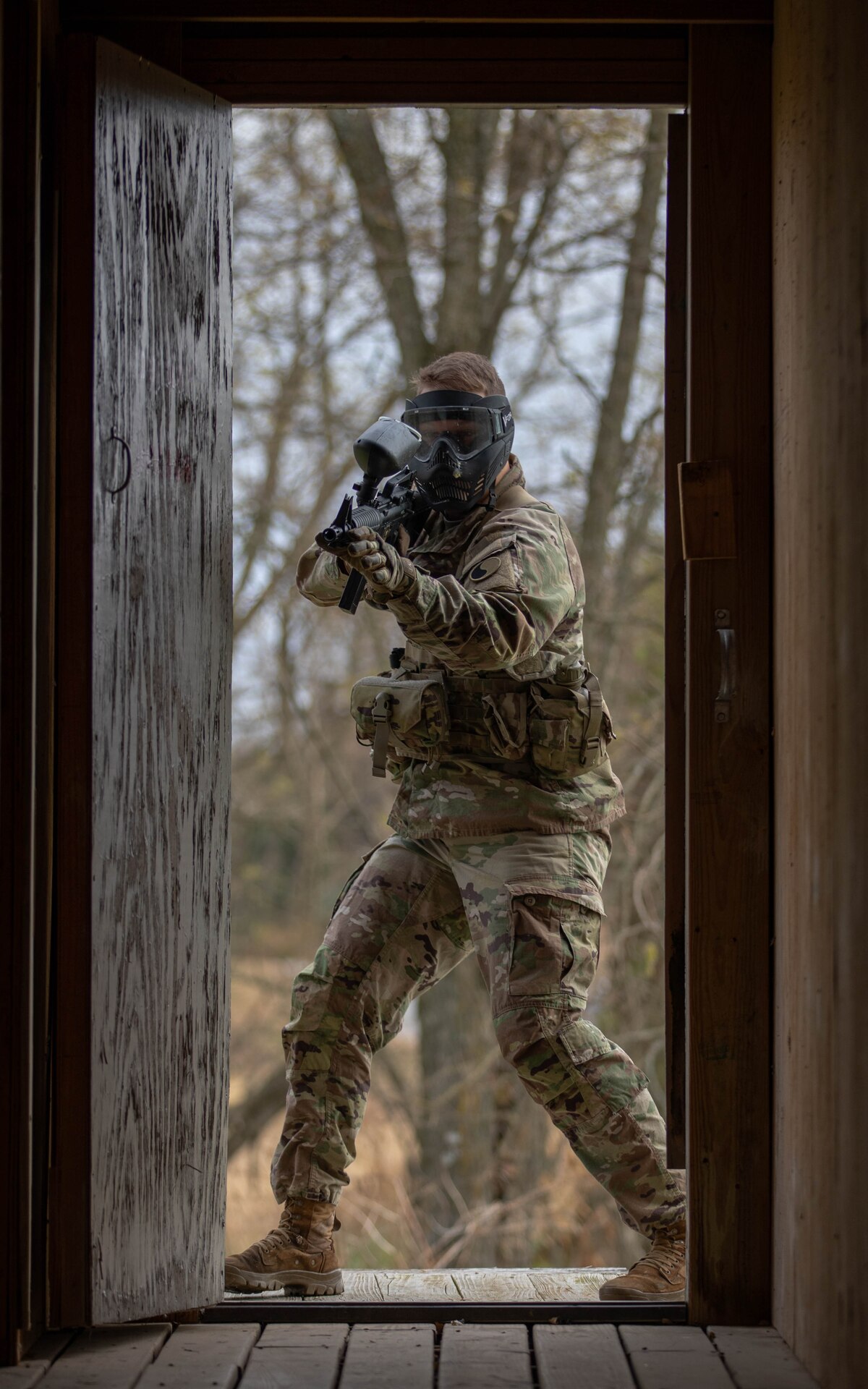 Urban warfare presents difficult situations that test a soldier on their ability to quickly and tactically subdue or eliminate threats in indoor and outdoor environments.