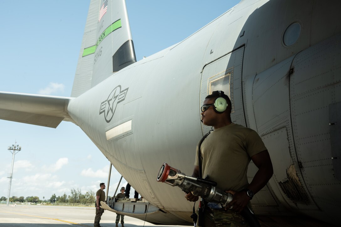 An Airman takes in the view