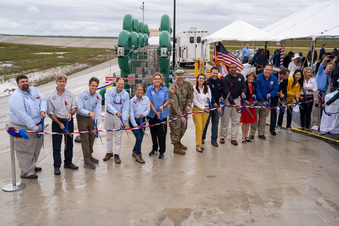 U.S. Army Corps of Engineers and South Florida Water Management District celebrate C-44 Reservoir and Stormwater Treatment Area Ribbon-Cutting