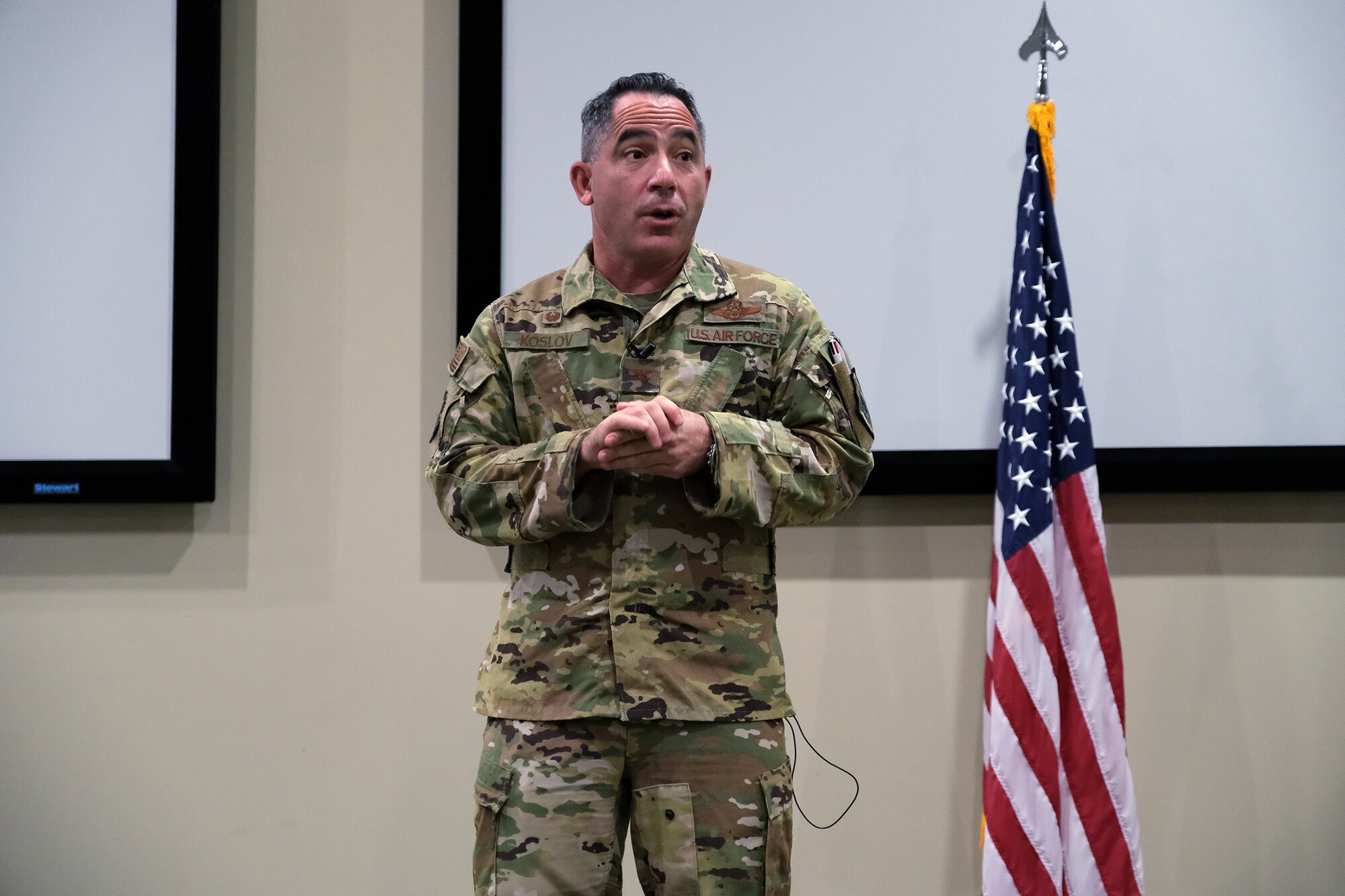 photo of Col. Joshua Koslov standing