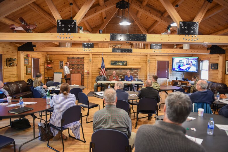 New Boston Space Force Station, New Hampshire hosted a wood-energy fact-finding summit, Oct. 20, 2021.