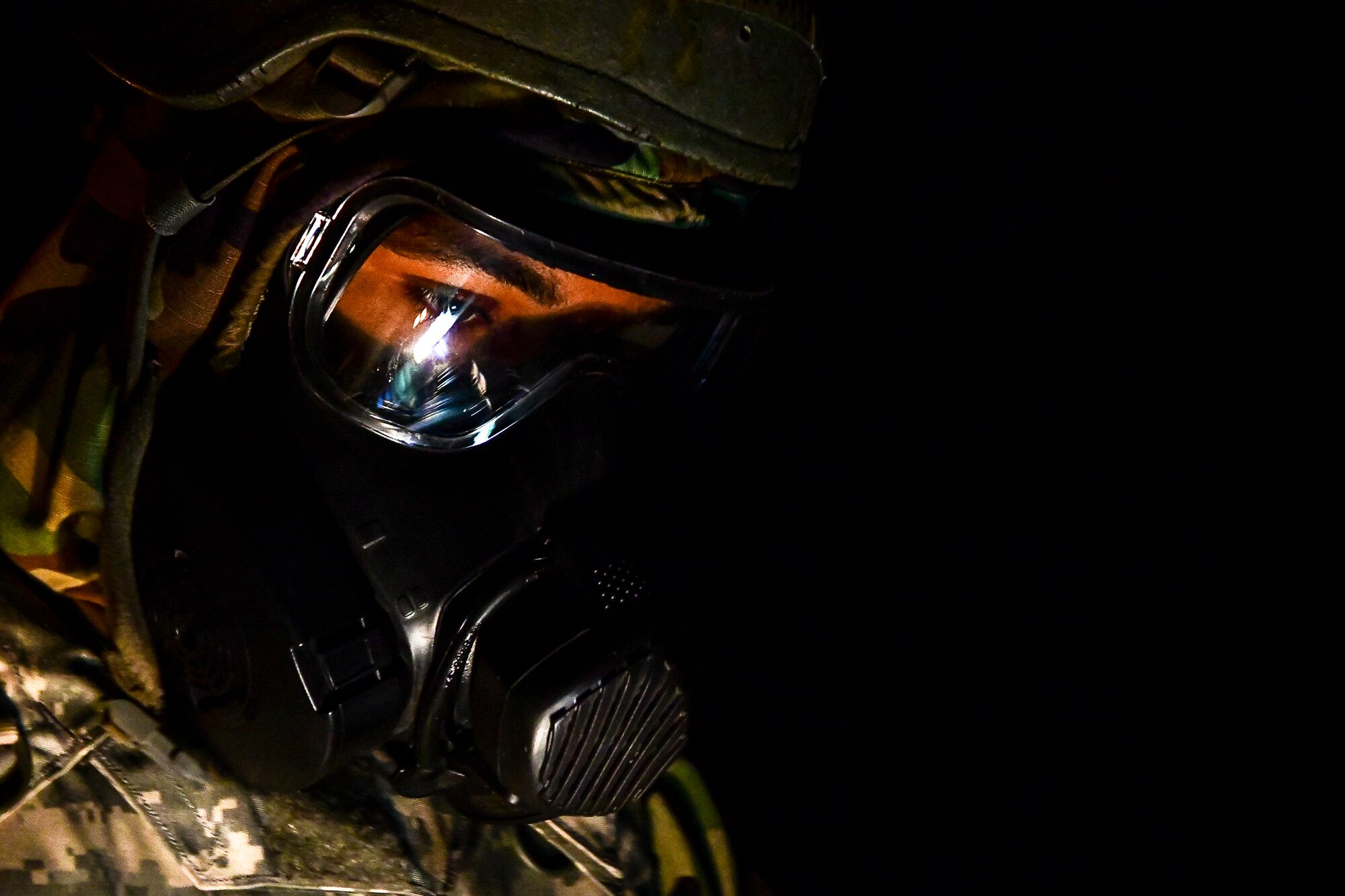 An Airman sets up a temporary tower site.