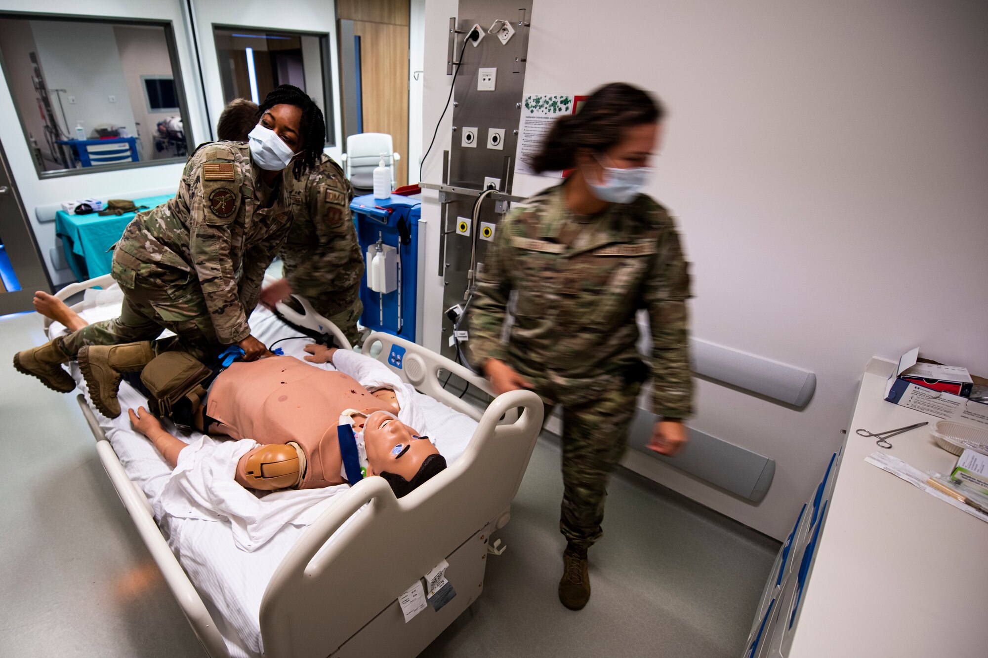 Airmen from the 39th Medical Group attended medical training at the Acıbadem University's Center of Advanced Simulation and Education, the only center of its kind, Oct. 26-28, in Istanbul.
