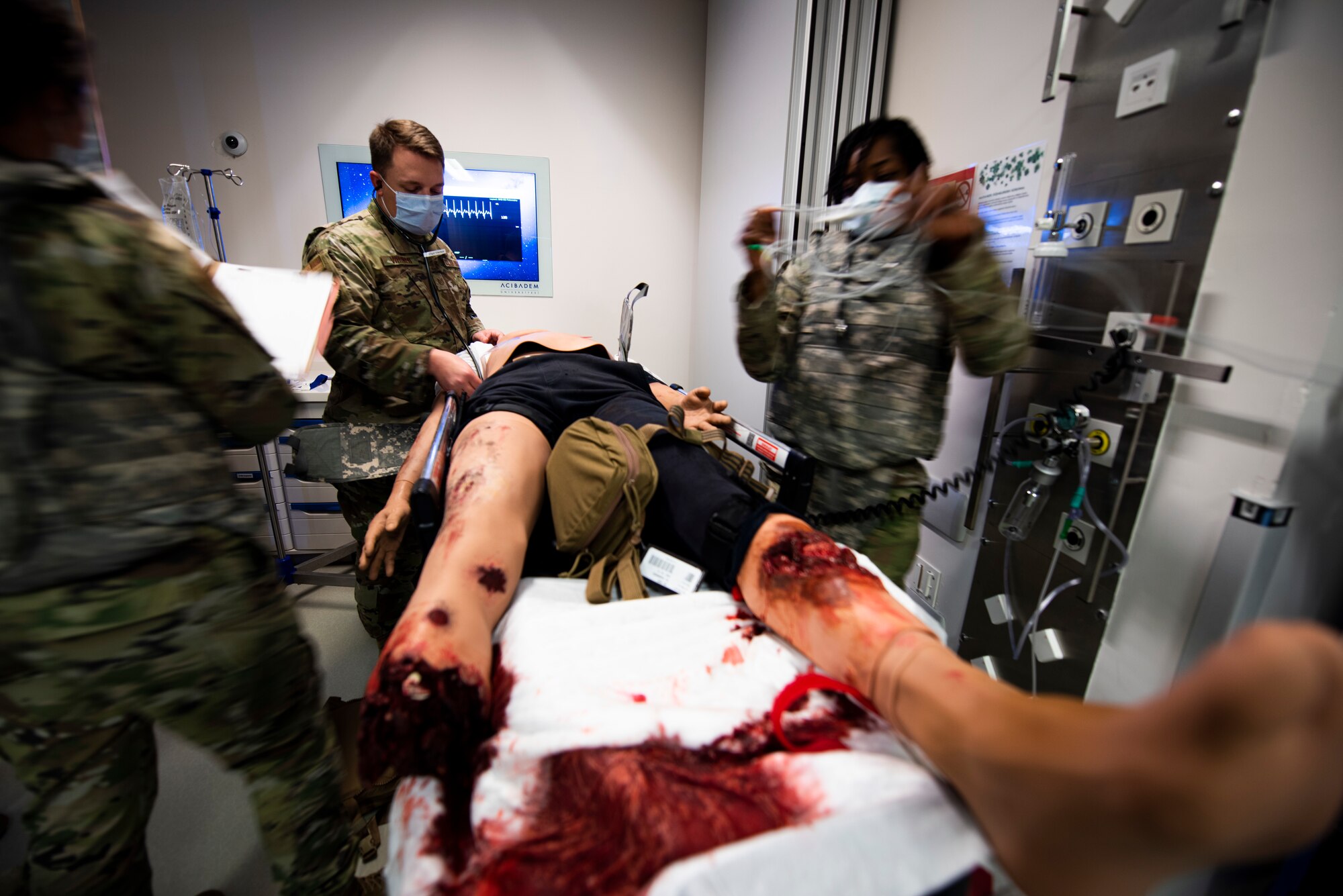 Airmen from the 39th Medical Group attended medical training at the Acıbadem University's Center of Advanced Simulation and Education, the only center of its kind, Oct. 26-28, in Istanbul.