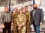 West Virginia National Guard members Lt. Col. Keith Hammack, Jr.,, Sgt. Casey Hammack, and Chief Master Sgt. Christina Rader maintain a strong family tradition of service. (Courtesy photo)