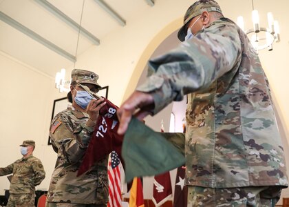 7454th Medical Operation Readiness Unit (FWD) takes charge of DWMMC