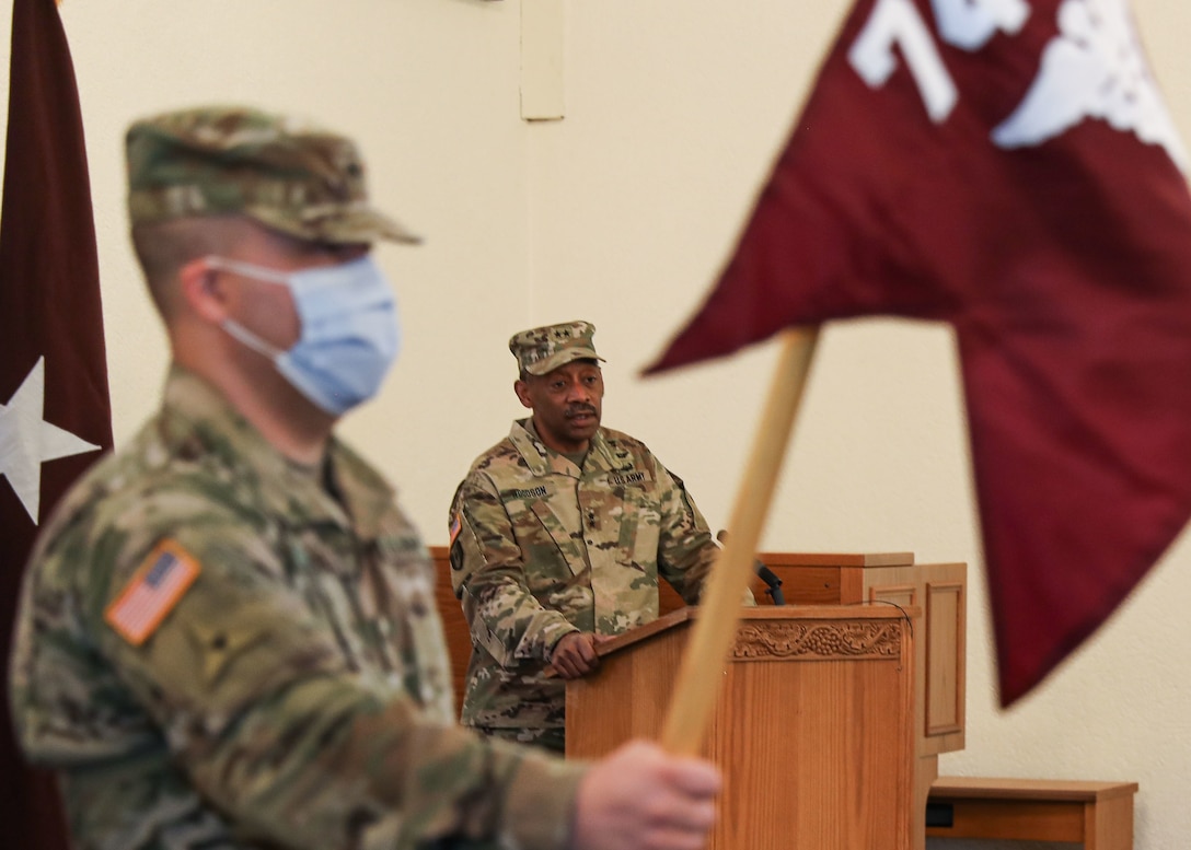 7454th Medical Operation Readiness Unit (FWD) takes charge of DWMMC