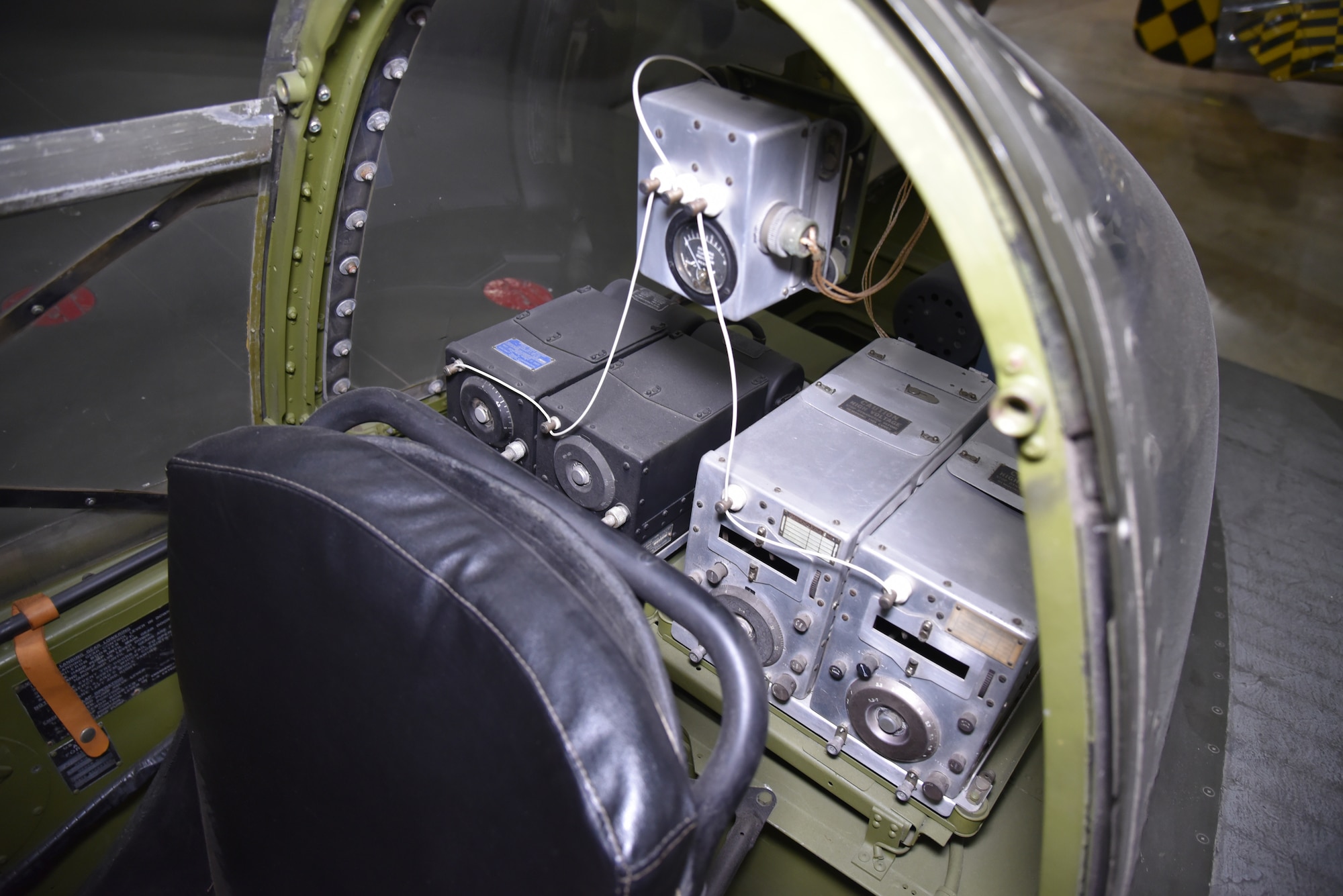 Lockheed P-38L Lightning interior view