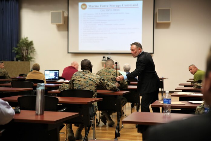 Key leaders with U.S. Marine Force Storage Command, Marine Corps Logistics Command, conducted a Class II Sustainment Advisory Group at Marine Corps Logistics Base Albany, Ga., Nov, 16-18. Group members include Marine and civilian-Marine logisticians from Headquarters Marine Corps Installations & Logistics Command, Marine Corps Systems Command, and more.