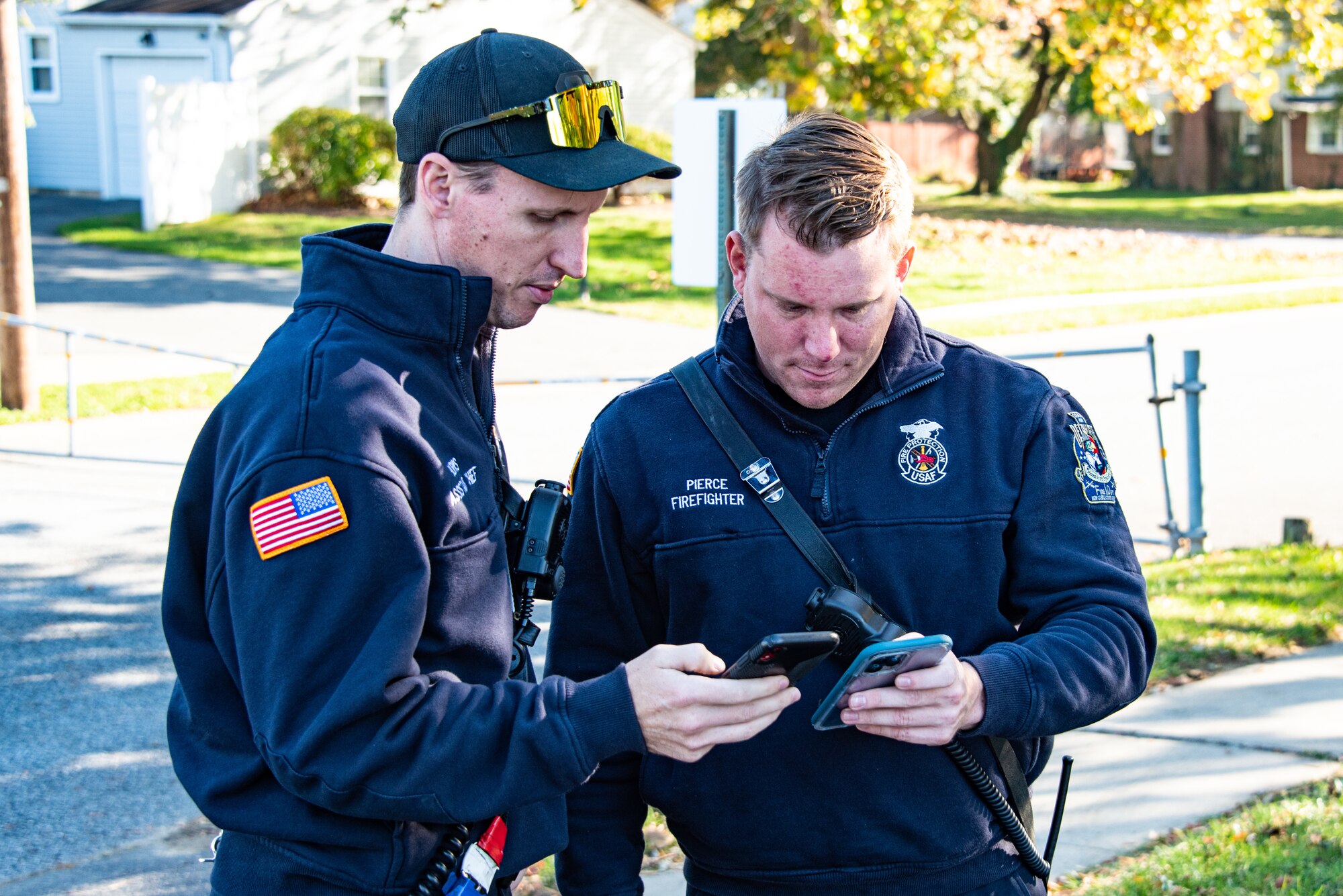 Station 33 firefighters are some of the busiest in the Air Force..